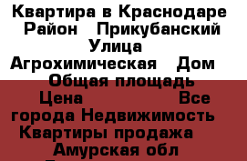 Квартира в Краснодаре › Район ­ Прикубанский › Улица ­ Агрохимическая › Дом ­ 115 › Общая площадь ­ 55 › Цена ­ 1 800 000 - Все города Недвижимость » Квартиры продажа   . Амурская обл.,Благовещенск г.